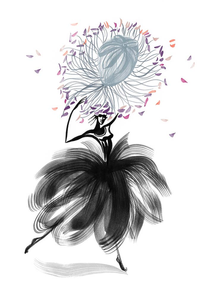 ART PRINT – MISS POPPY DEVINE (A5, A4 & A3) for wholesale by Lydia. London