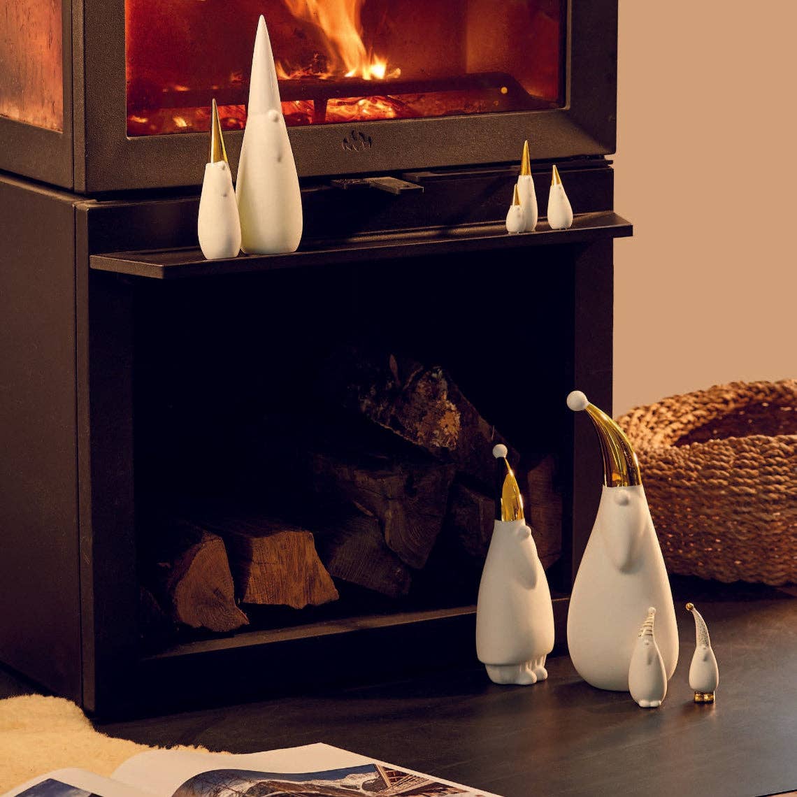 Räder - Vente Décoration de Noël - Histoires de Porcelaine Gnome de Noël avec Chapeau Design.2