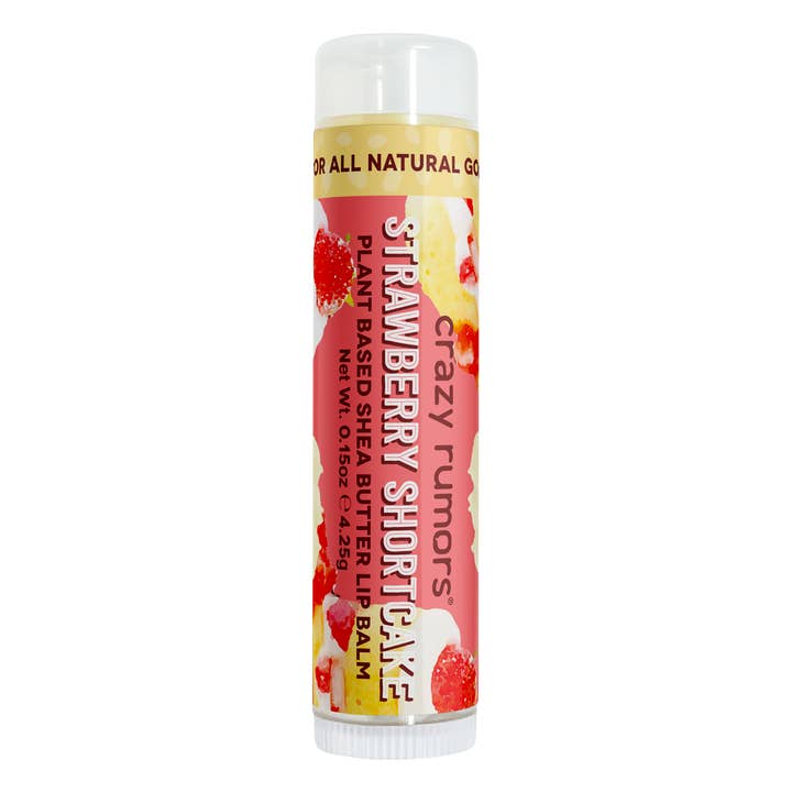 Crazy Rumors - Wholesale Lip Balm - All Natural, Vegan Strawberry Shortcake Lip Balm