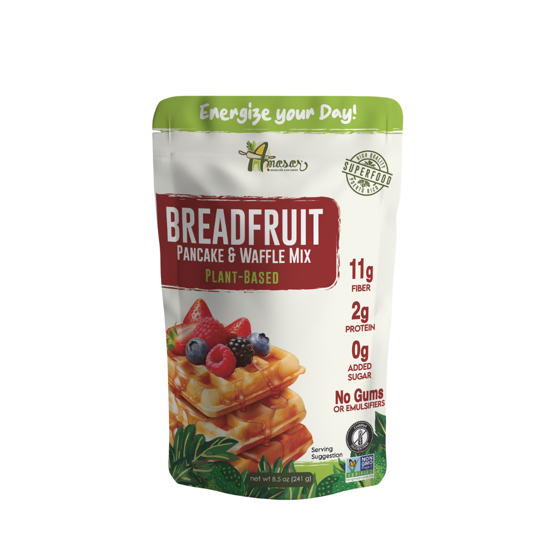 Amasar - Wholesale Pancake mix - Pancake & Waffle Mix- High Fiber, Gluten-Free, 6-Pack, 8.5oz0