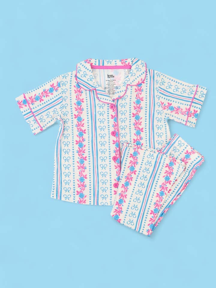 Dream Big Little Co. - Wholesale Sleepwear Set - Kids - PETITE POSIE DREAM GIRL'S FLARE SET1