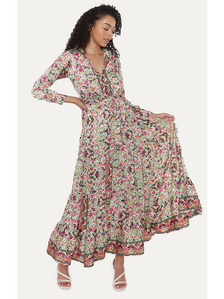 RAGA - Vente Robe – femme - Maxi ceinturé Lodhi