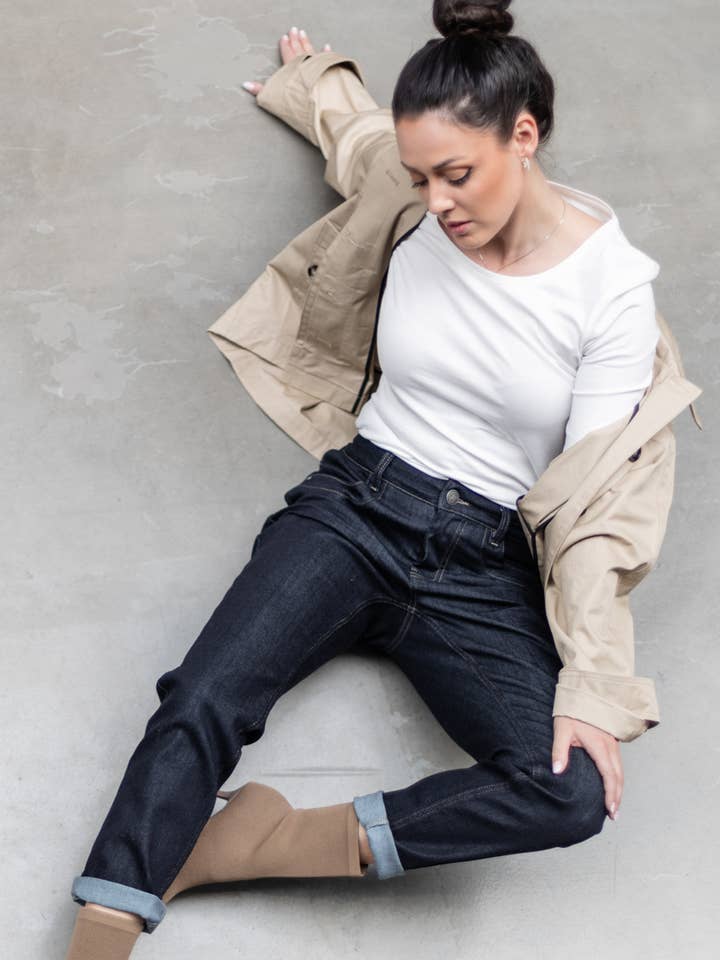 Jeans - Petra SLIM - Blu violetto per la vendita all'ingrosso da parte di Glücksstern