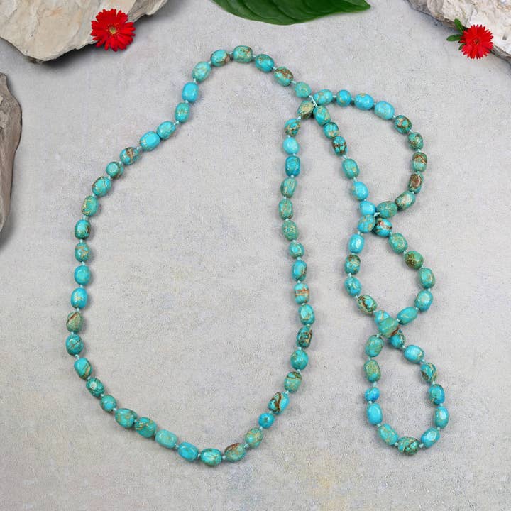 IST Jewelry - Wholesale Beaded/Pearl Necklace - 24F77 - Ocean Earth Infinity Imperial Jasper Necklace0