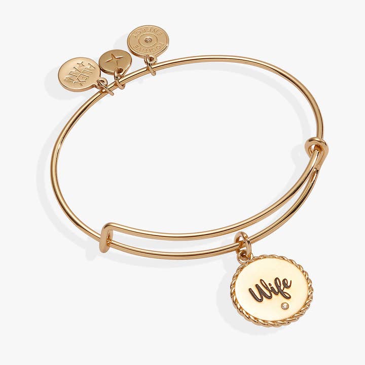 Wife Charm Bangle for wholesale by Alex and Ani