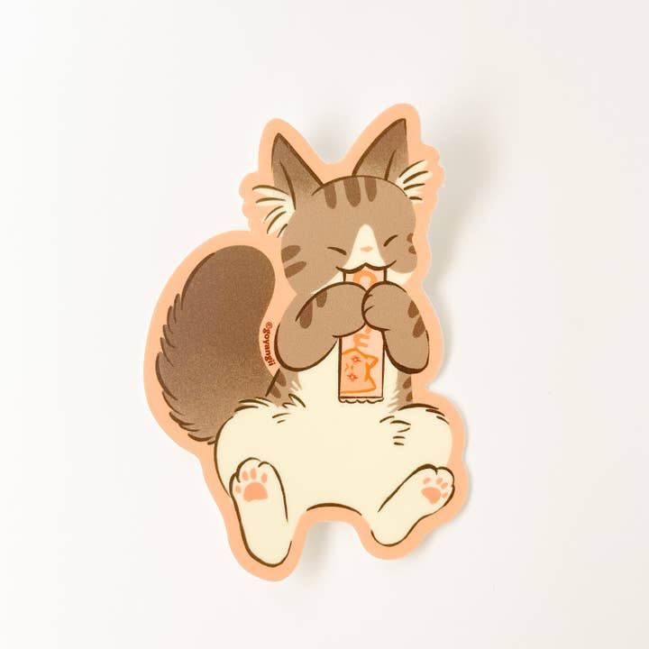 goyangii - Wholesale Sticker - Cat Gogurt Waterproof Vinyl Sticker