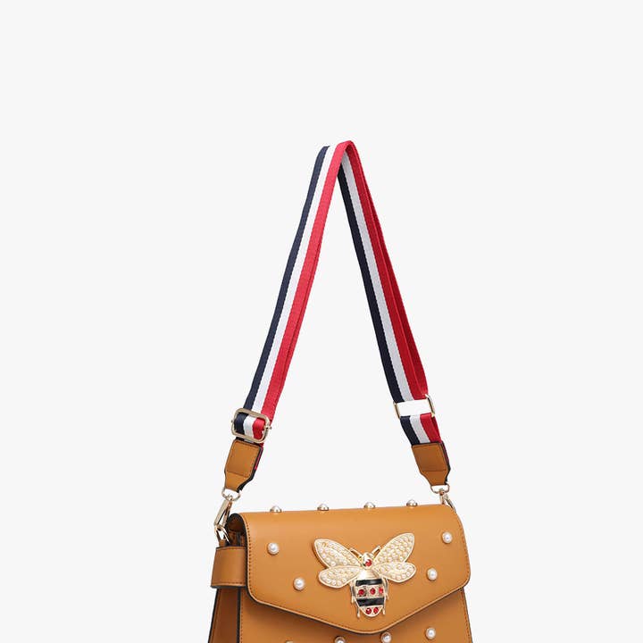 Jen & Co. - Wholesale Crossbody Bag - Women's - PP2047 Jillian Jeweled Bee Crossbody5