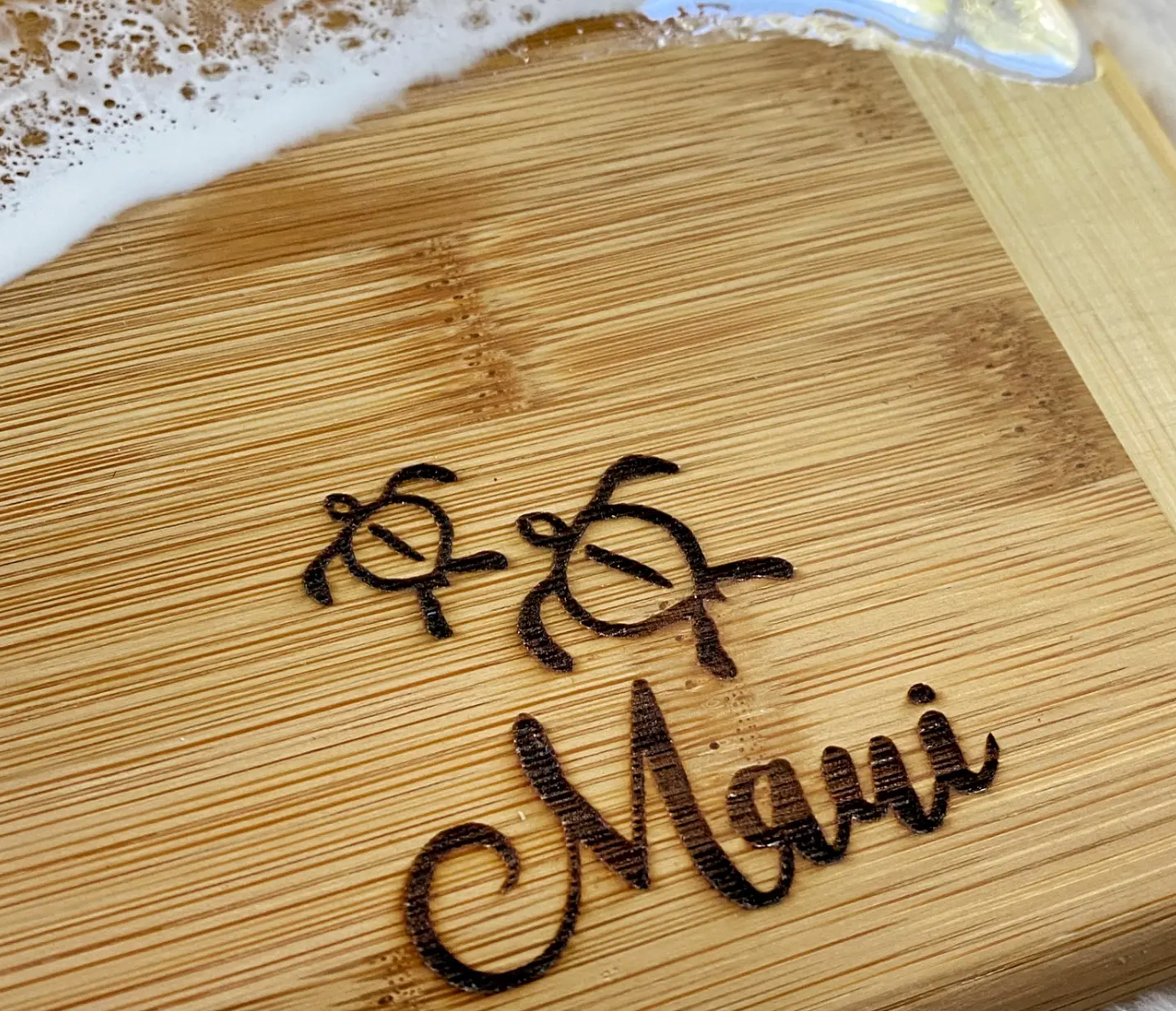 TBM Creations LLC - Wholesale Cheese Board - NEW Whale Tail Ocean Resin Charcuterie Board – Maui Made10