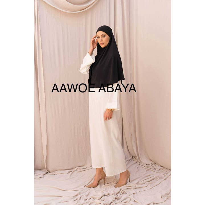 Aawoe Abaya - Wholesale Hijab - Women's - Elegant and Chic Khimar - 2282-KH4