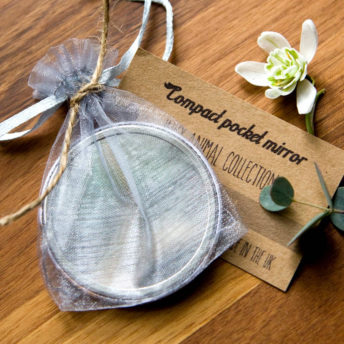 Kate Moby - Wholesale Compact Mirror - Inky Wolf Pocket Compact Mirror4