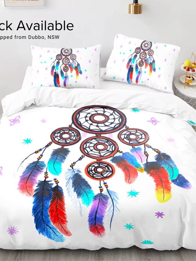 Set di biancheria da letto Dreamcatcher #2 per la vendita all'ingrosso da parte di Cuddlio Austraia