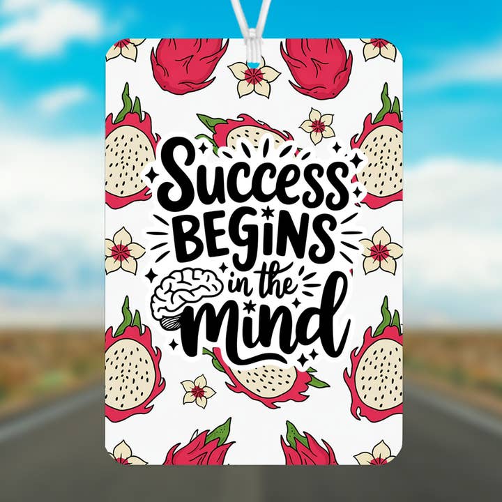 Motivacional - Ambientador de Carro em Feltro com Spray de Fragrância por atacado de Stencil Art Canada