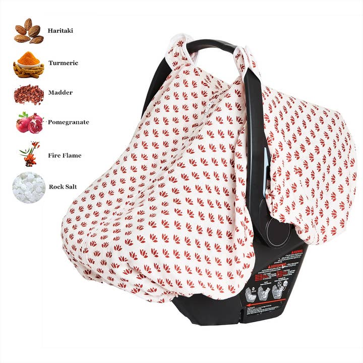 Car Seat Canopy | One Layer | Lotus Lullaby for wholesale by Panchhi