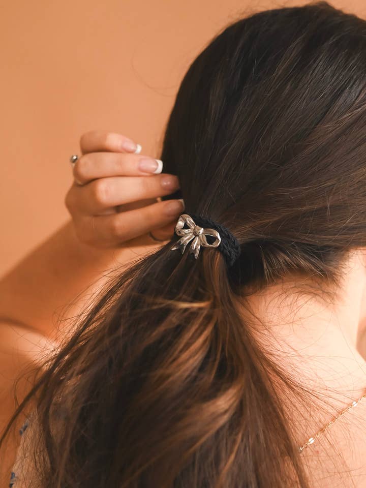 Dainty Bow Hair Tie for wholesale by Share Studio