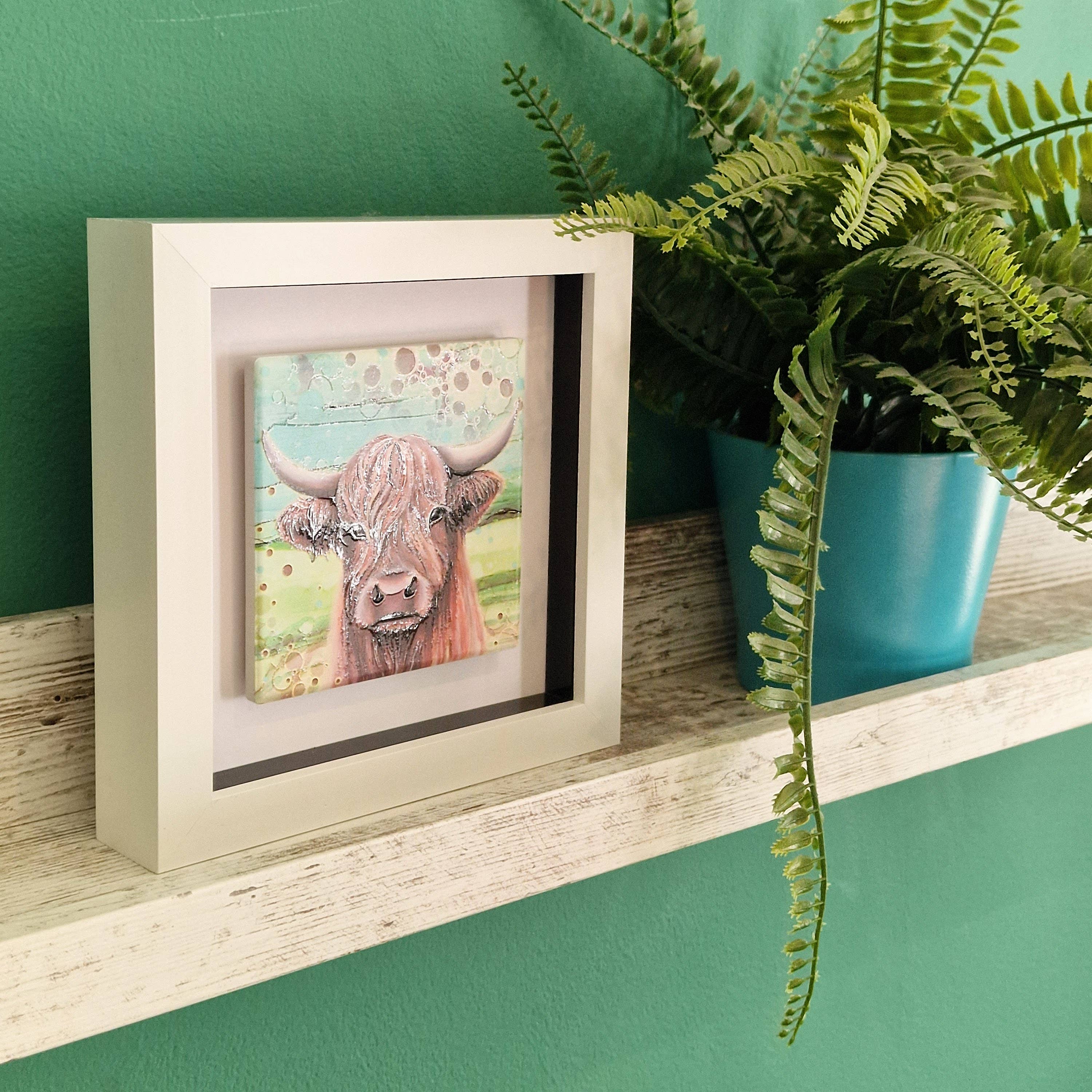 By Jo Crafts – wholesale Art print – 04-SP Highland Cow Small Picture 3