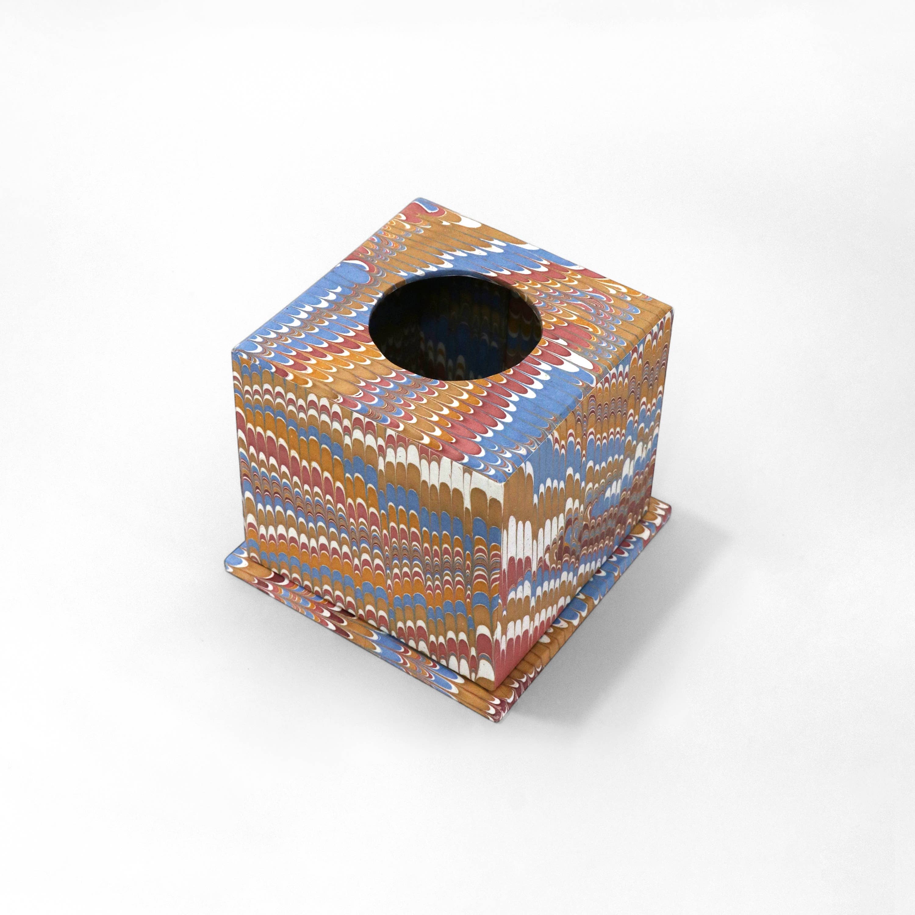 Craft Boat – Caixa de lenços por atacado – Caixa para Lenços de Papel com Mármore Manual4