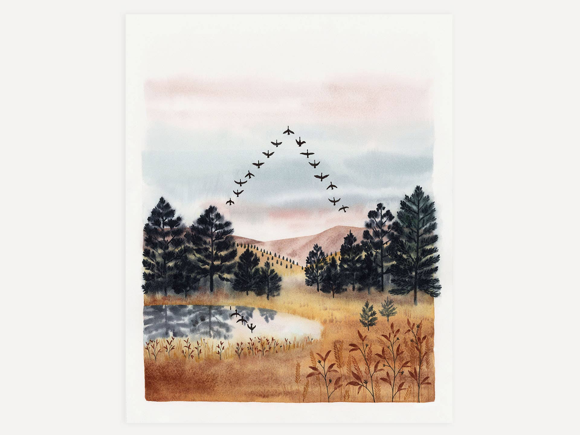 May We Fly - Wholesale Art Print - Autumn Flight Art Print0