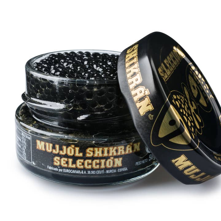 Mujjol Shikrán Selection 50g/1.8oz Kaviaarvervanger, voor fijnproevers voor wholesale door Eurocaviar