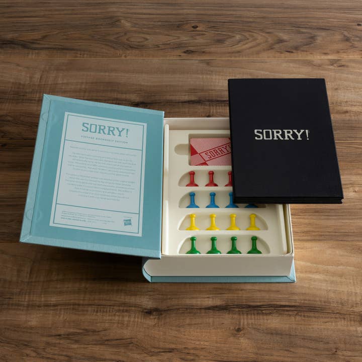 WS Game Company - Wholesale Board Game - Sorry! Vintage Bookshelf Edition