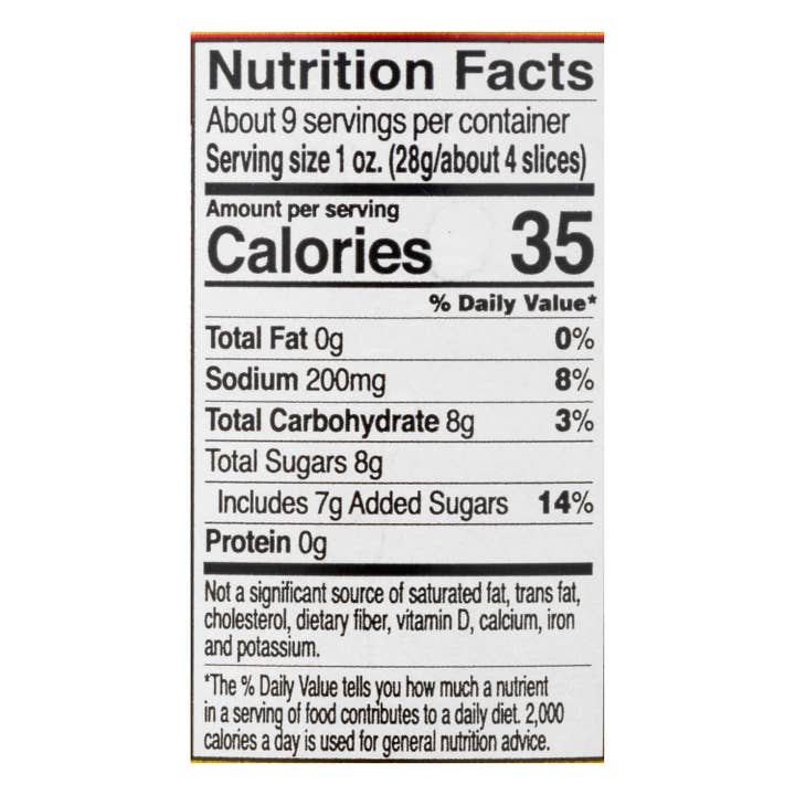 Bell-View Brand Foods - Wholesale Pickled Vegetables - Fresh Pack Hot & Sweet Cucumber Chips 16oz.