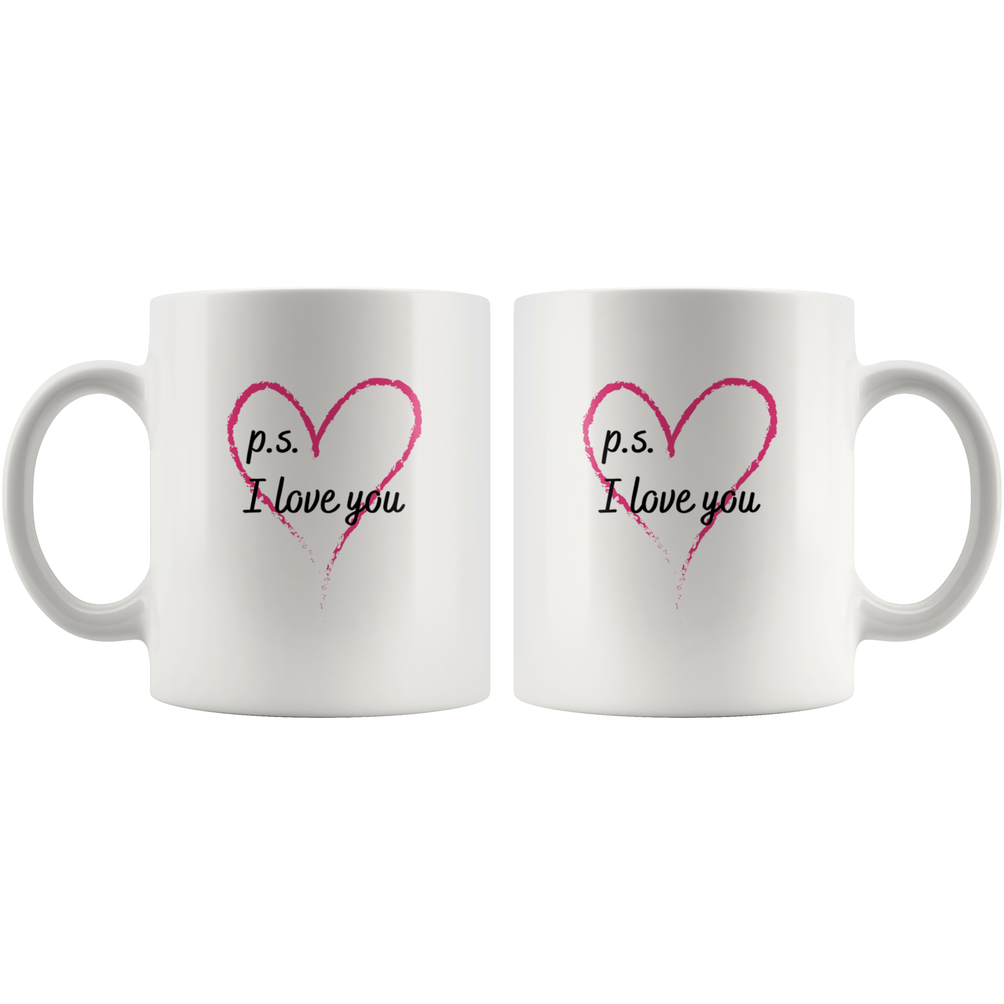 Tasse A Cafe Ps I Love You Tasse A Cafe Avec Cœur Tasse De Citation D Amour Cadeau De Saint Valentin Cadeau Pour Elle Faire Com Canada