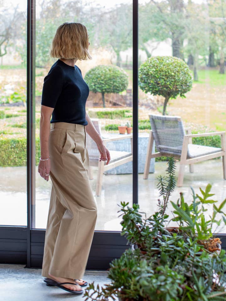CHALK UK Ltd - Wholesale Pants - Women's - Amelia Trouser | Dark Beige