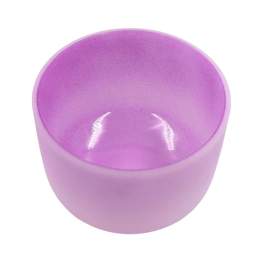 Earths Elements Wholesale - Vente Accessoire de méditation - Bol chantant en cristal - Violet 10", Note B1