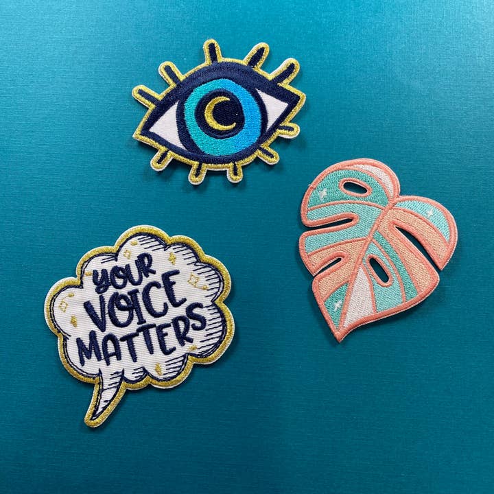 Chelzart - Wholesale Patch - Monstera Leaf Embroidered Patch | Plant Iron on Patch8