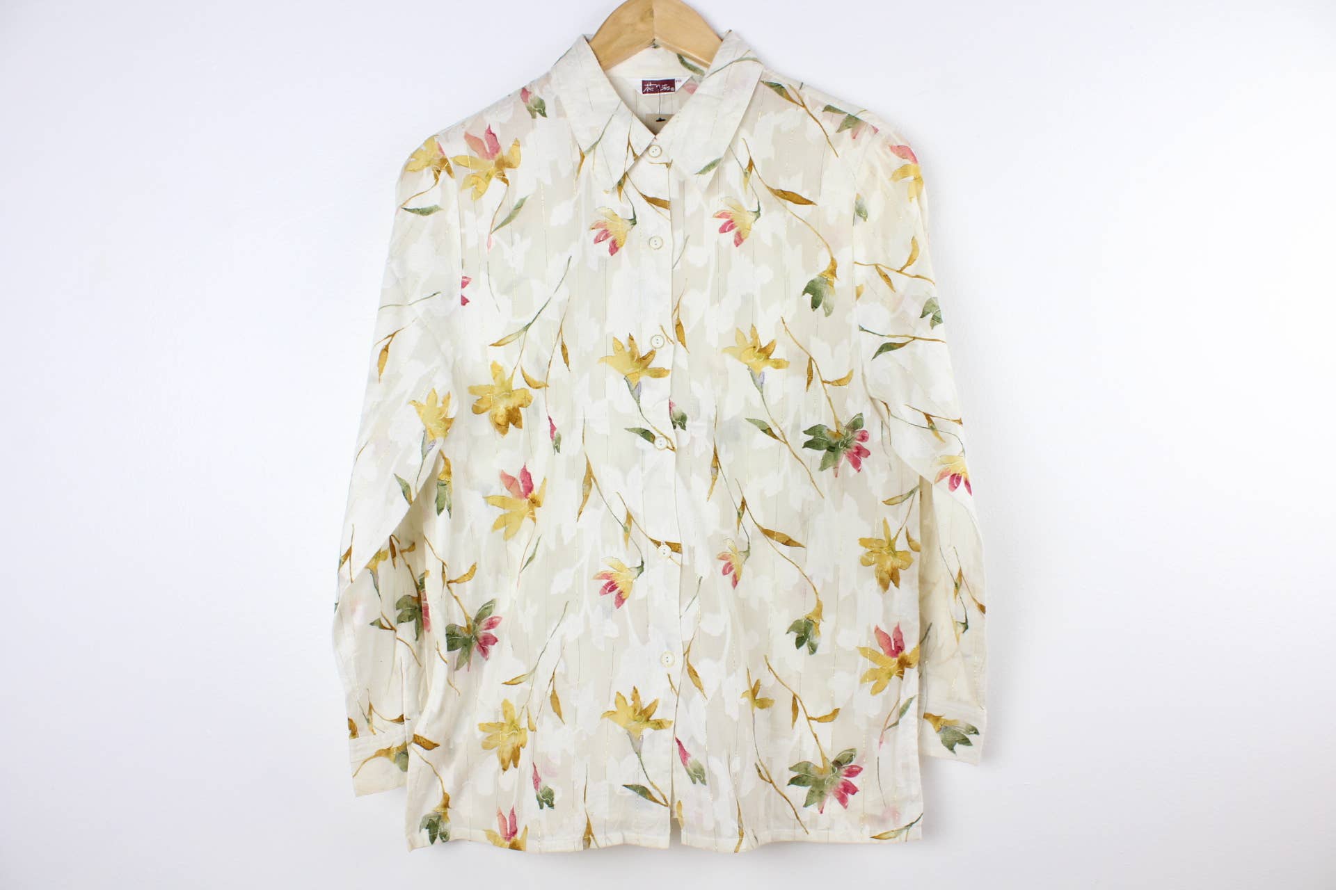 Sun's Out! - Vendita all'ingrosso Camicetta - Donna - Blusa a maniche lunghe con bottoni di seconda mano - Originale12