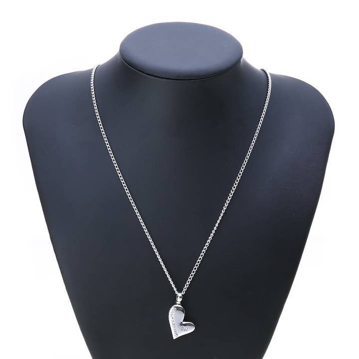 Cherished Emblems - Wholesale Pendant/Charm Necklace - Dad, Forever In My Heart Cremation Necklace