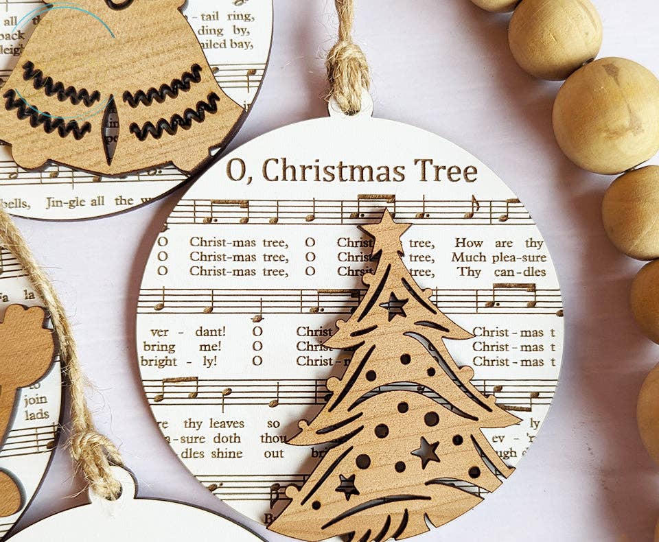 Roots & Routes Co - Wholesale Ornament - Christmas Songs Ornament1
