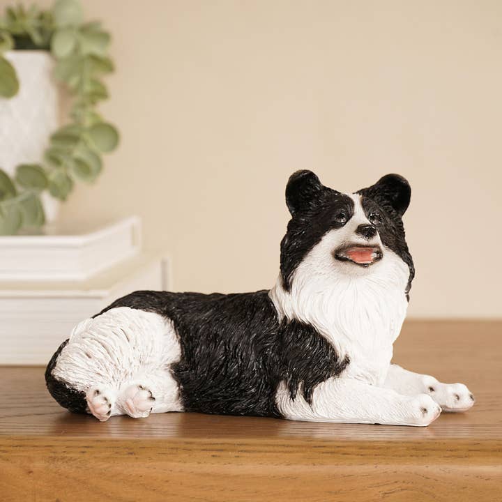 Bester seiner Rasse Harz Border Collie - 18 cm für den Großhandel von WIDDOP and Co.