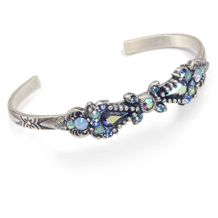 Bracelet Manchette Starlight Linéaire BR521-ST pour la vente par Sweet Romance Jewelry