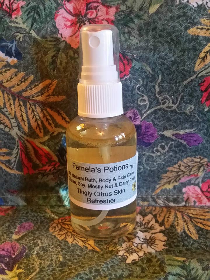 Tingly Skin Refresher for wholesale by Pamela's Potions All Natural Bath, Body & Skin Care