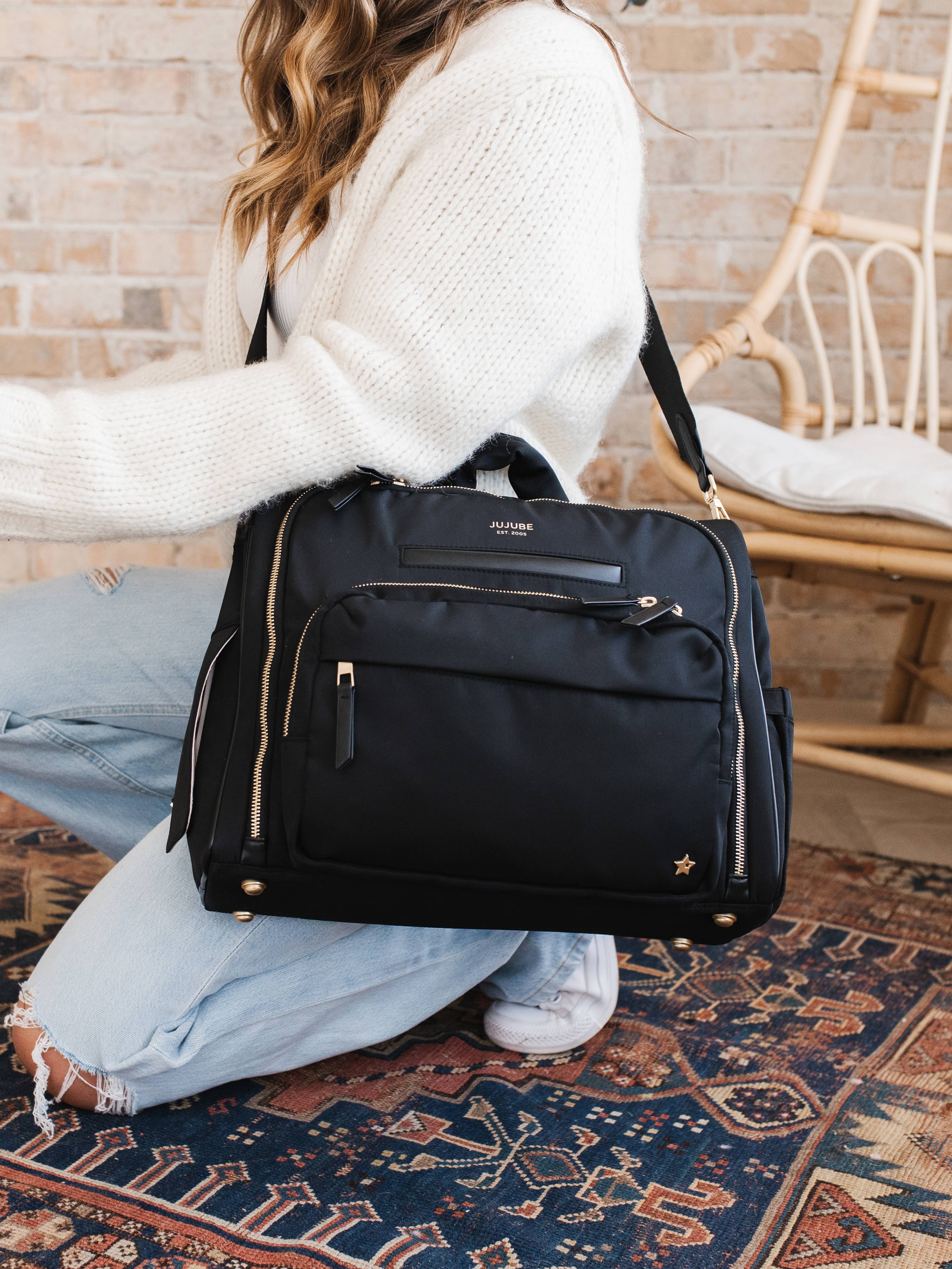 JuJuBe - Wholesale Diaper Bag - Baby - Satchel Black4