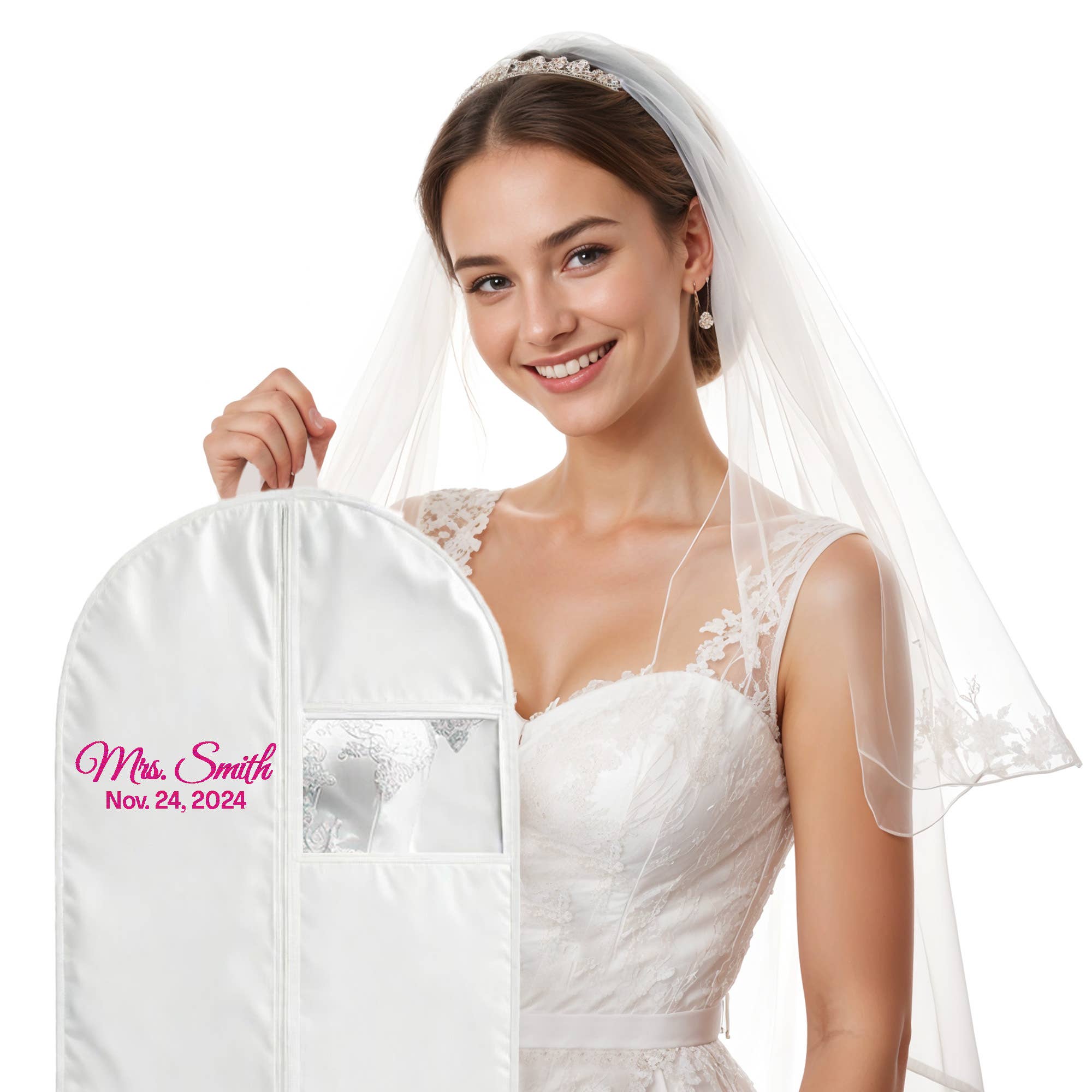 Gradzo – wholesale Garment bag – unisex – Personalized Garment Hanger for Wedding Dresses & Tuxedos9