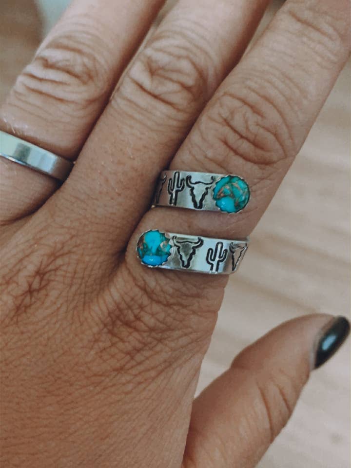 Custom twisted ring for wholesale by Diamond Basin Design Co.