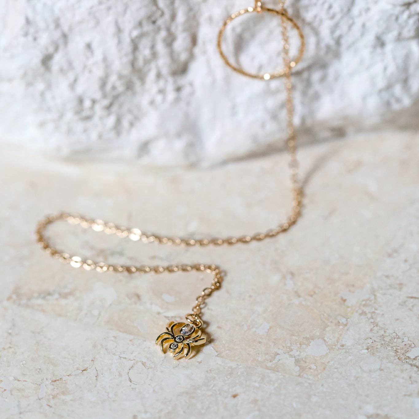 The Gilded Witch - Wholesale Y-Neck/Lariat Necklace - Gossamer Guardian Spider Lariat: Halloween Jewelry5