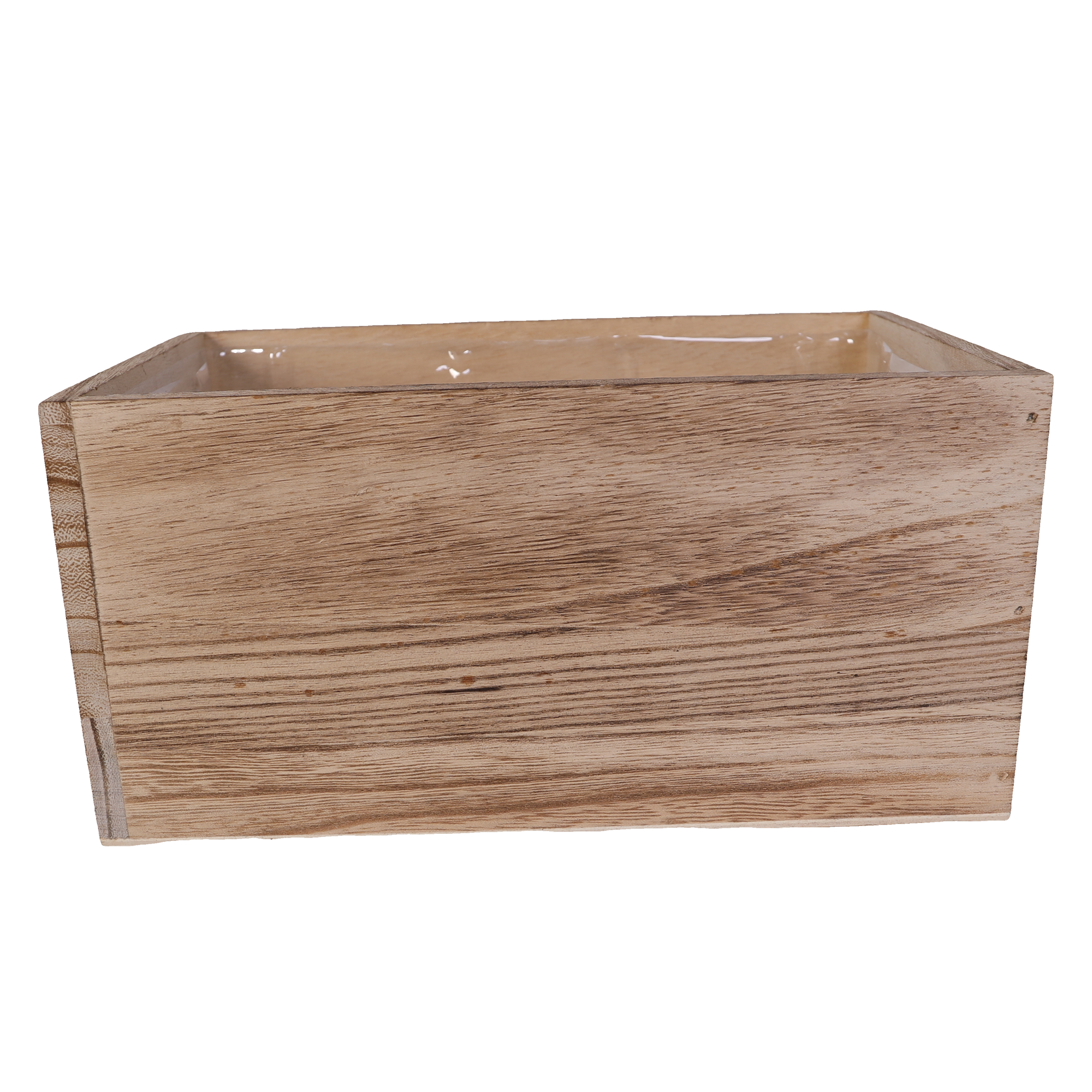 SWS BASKETS AND HOME DECOR - Wholesale Plantenbak - Houten plantenbakken met voering Bloemaccessoires 9,25X5,751