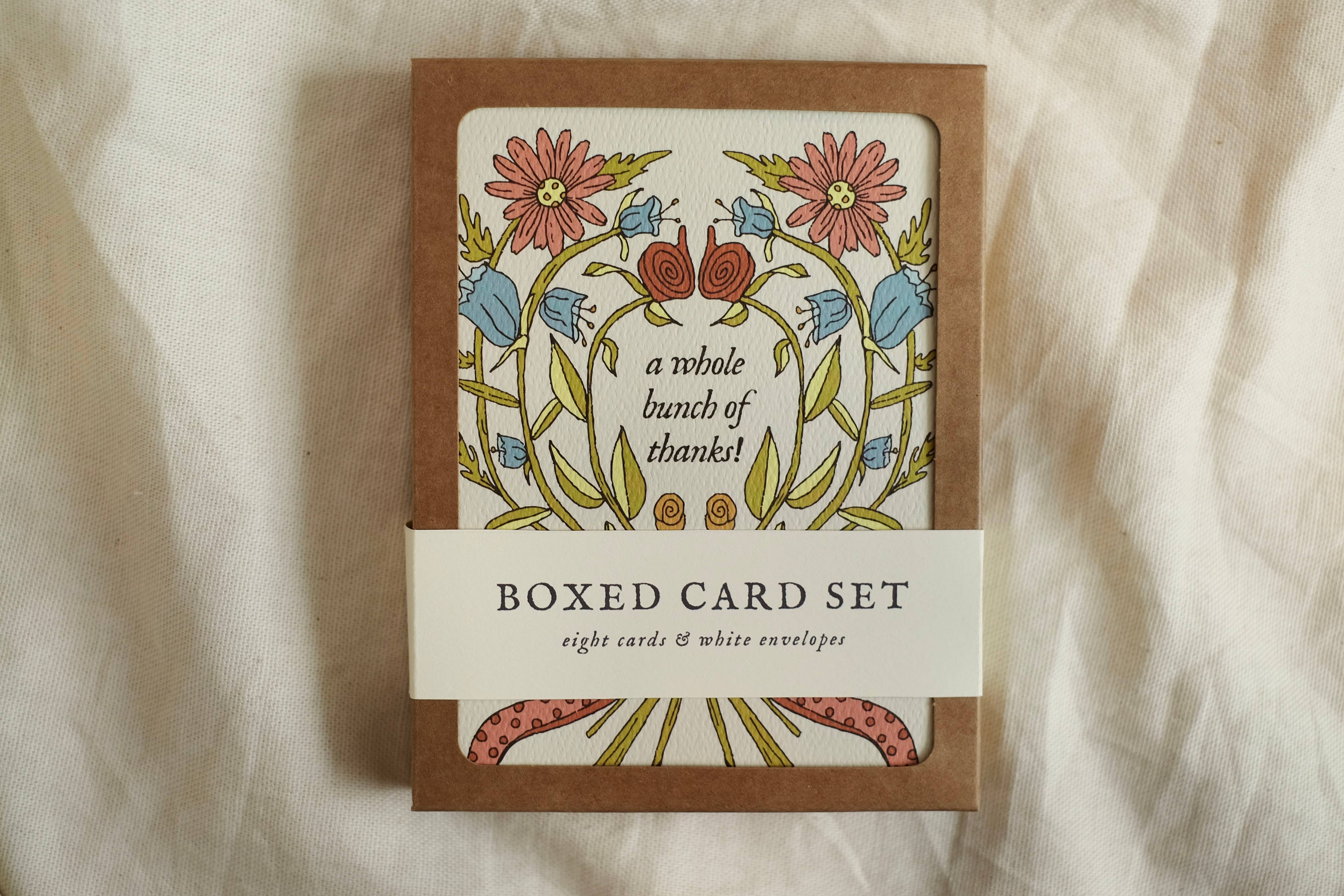 annalisa v. sawtell - Wholesale Stationery/Notecard Set - Bunch of Thanks | Boxed Card Set of 8 | A24