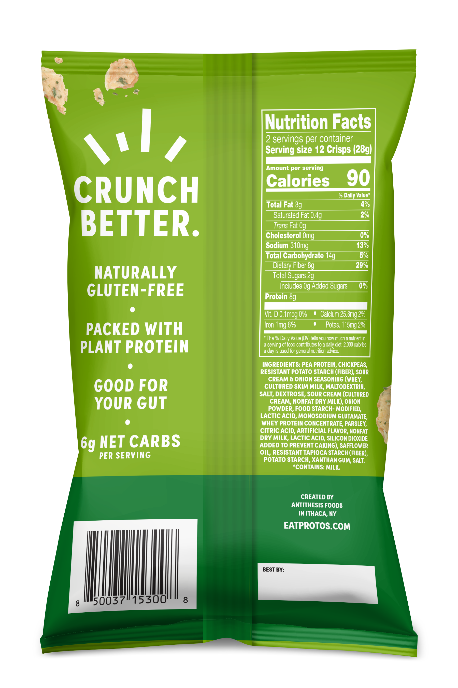 Protos - Wholesale Puffed Snack - Sour Cream & Onion1