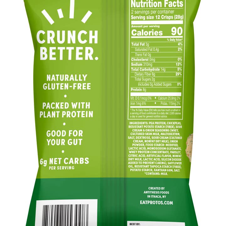 Protos - Wholesale Puffed Snack - Sour Cream & Onion1