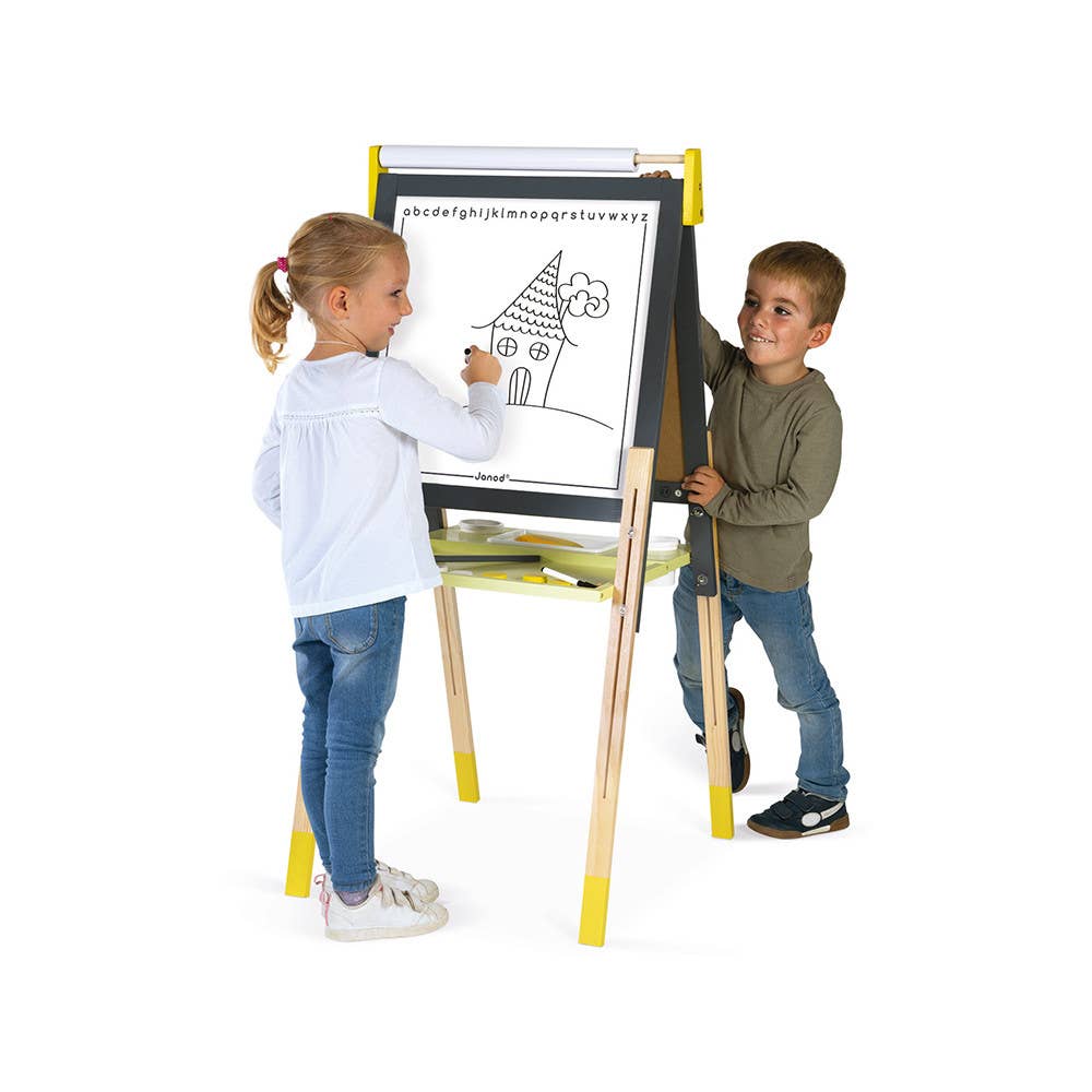 Juratoys - Wholesale Easel - Grey/Yellow Adjustable Easel2