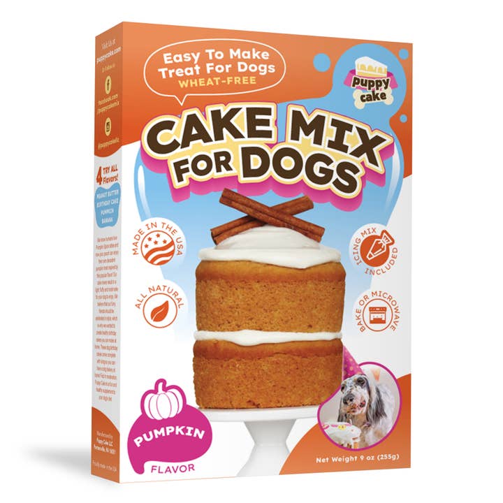 Puppy Cake LLC - Wholesale Pet Treats - Dog - Puppy Cake - Dog Birthday Cake Mixes with Icing