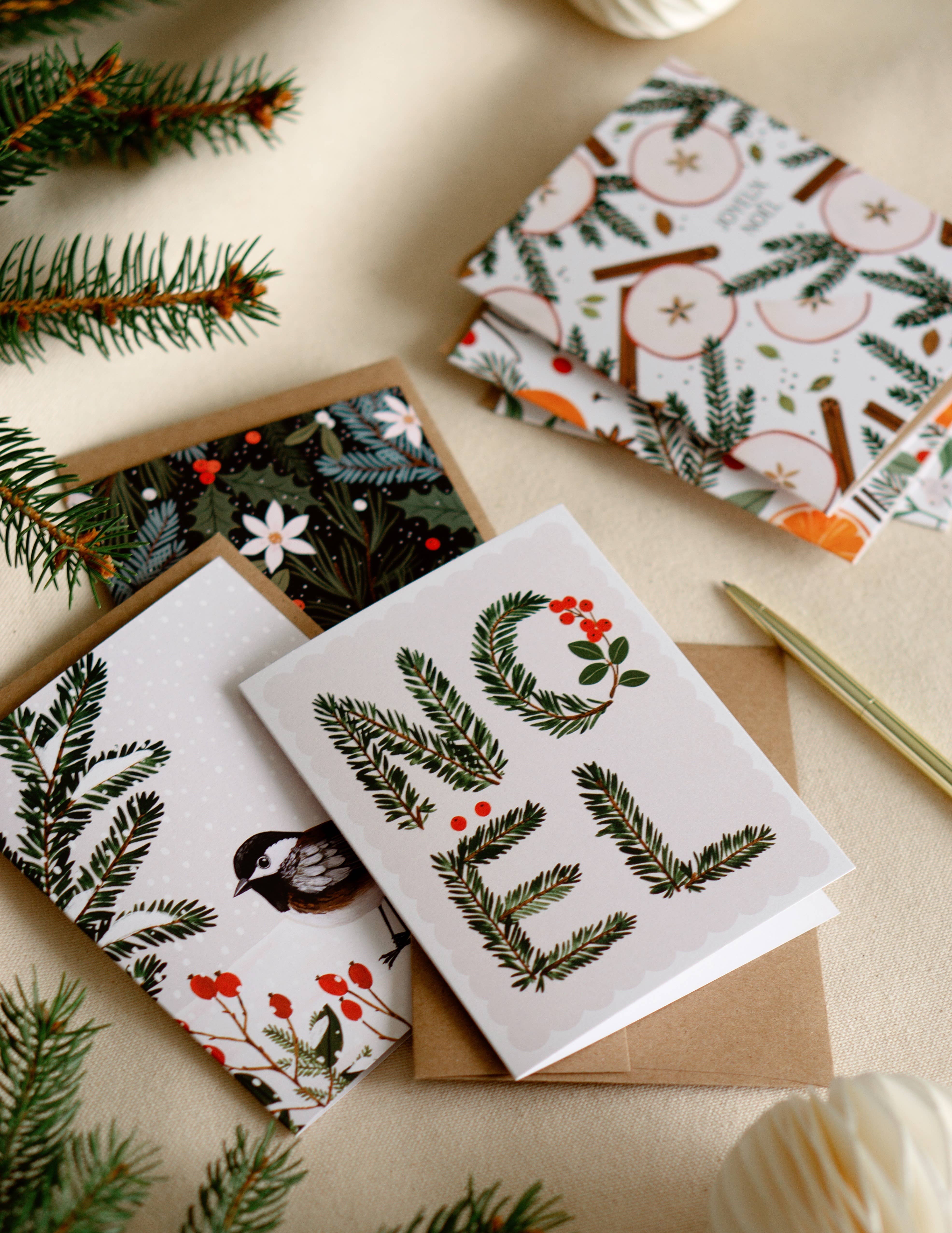 Papier Fleuri Co. - Wholesale Season's Greetings Card - NOËL | Greeting Card1