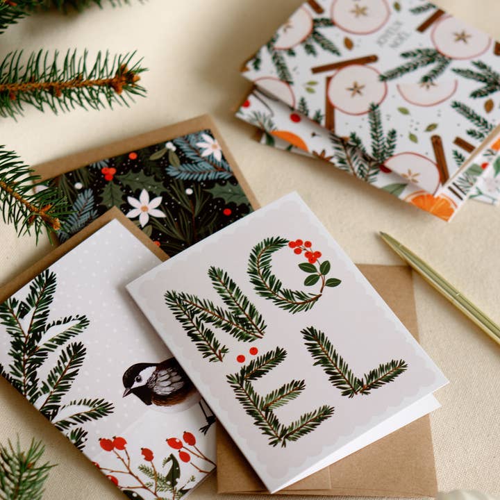 Papier Fleuri Co. - Wholesale Season's Greetings Card - NOËL | Greeting Card1
