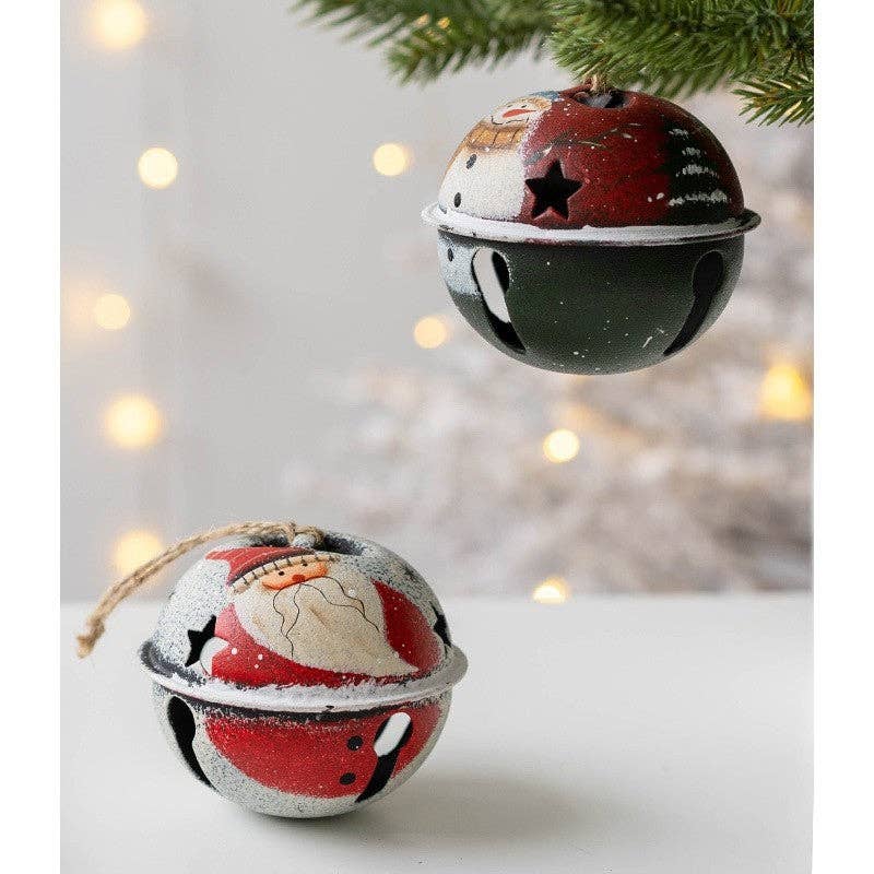 UZ Wholesale Store – Engroshandel Pynt – Retro distressed juleklokke dekorationer5