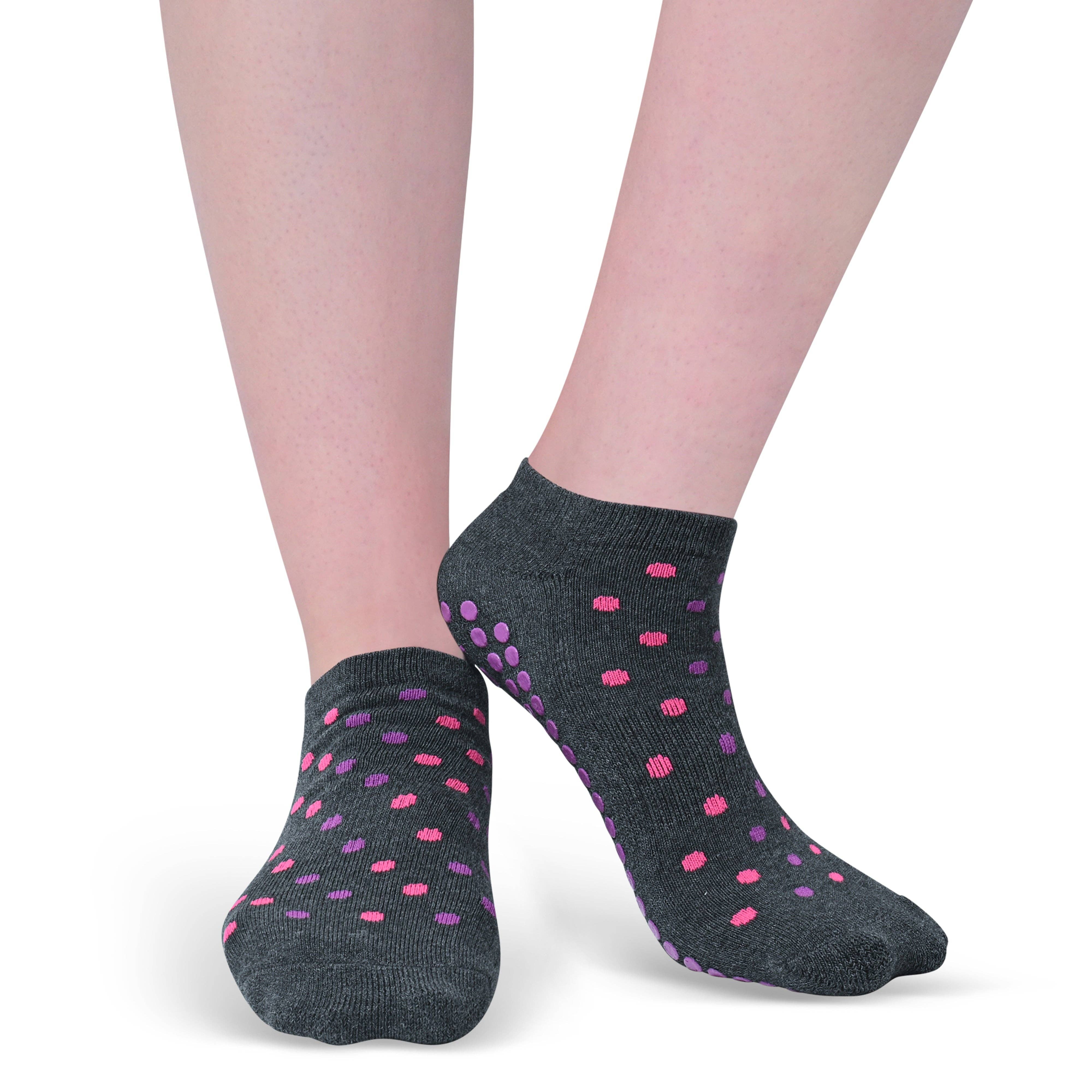 Life by Lexie - Wholesale Socks - Women's - But Did You Die? Sticky Socks Polka Dots1