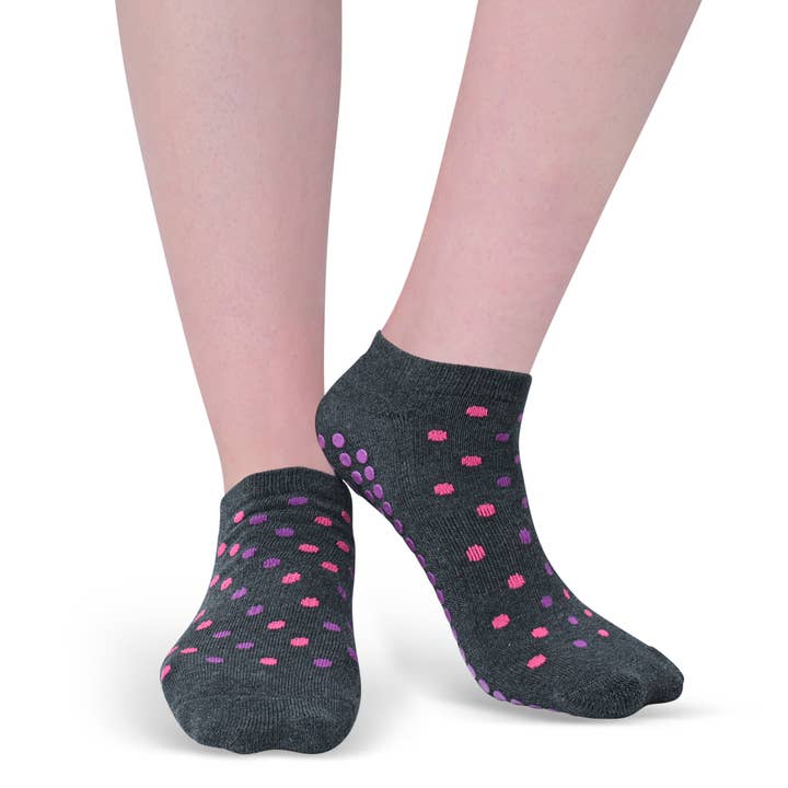 Life by Lexie - Vente Chaussettes – femme - Chaussettes antidérapantes à pois « But Did You Die? »1