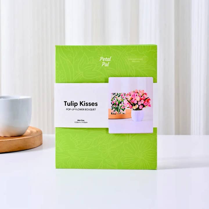 PetalPal - Wholesale Artificial Flowers - Mini Tulip Kisses Pop-Up Bouquet